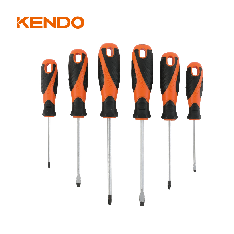 6pc precision brown CR-V Screwdriver Set for handyman