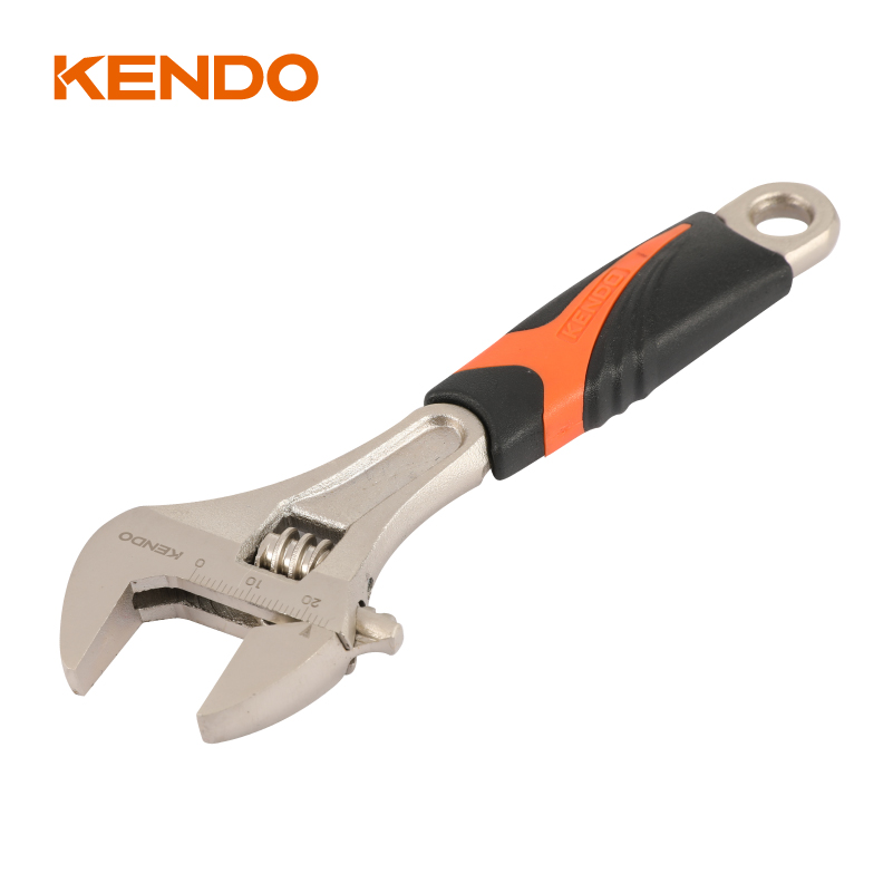 Extra-wide Opening Adjustable Wrench