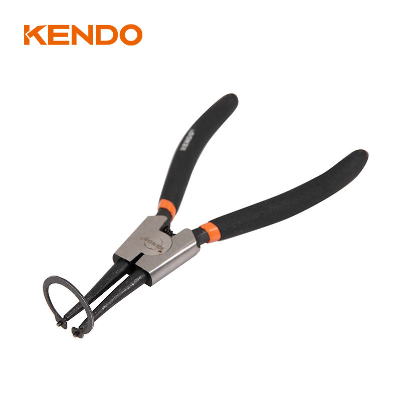 High Quality Circlip Pliers External Straight Dipped Handle