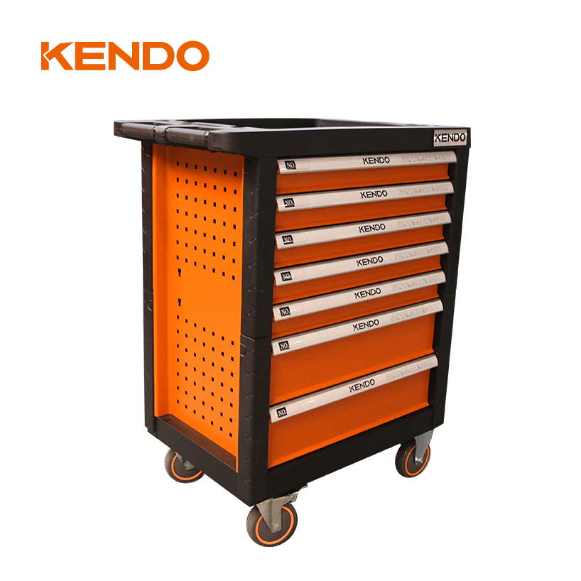 Resist Rust Metal Roller Cabinet with 7 Drawer